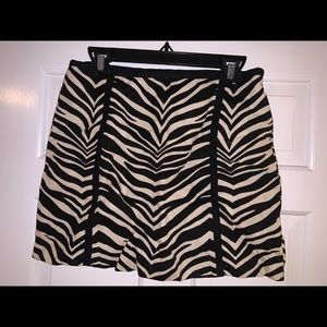 Vintage J.Crew Zebra Skirt